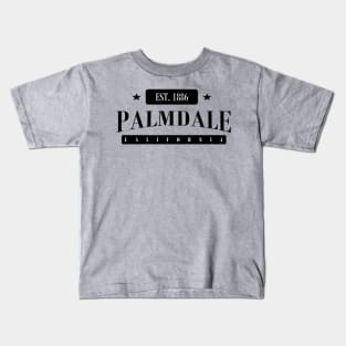 Palmdale EST. 1886 (Standard Black) Kids T-Shirt